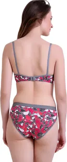 Cotton Blend Lingerie Set for Women 