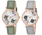 Designer Leather Analog Watch for Women & Girls 