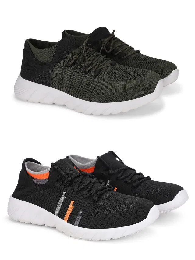 Casual Shoes for Men (Multicolor, 8) (Set of 2)