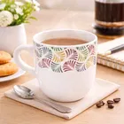 Ceramic Tea & Coffee Cup, White, Pack of 6 