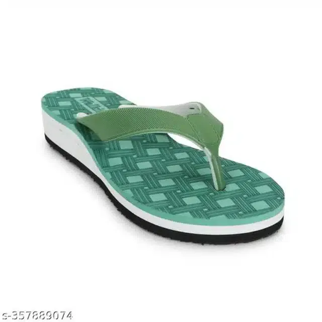 Slippers for Women (Green, 5)