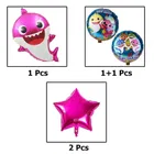 Baby Shark Theme 6th Happy Birthday Decoration,Multicolour,Set Of 1