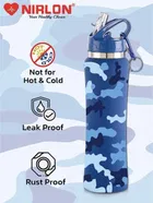 Nirlon Steel Sipper Water Bottle 