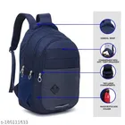 Polyester Backpack for Men & Women, Blue