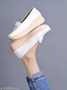 Shoetopia Solid Loafers for Women 