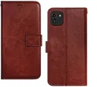 Samsung Galaxy A03 Artificial Leather Mobile Flip Cover 