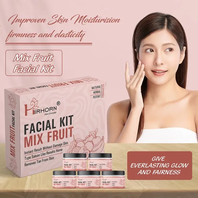Hirhorn Natural Mix Fruit Facial Kit (250 g, Set of 1)
