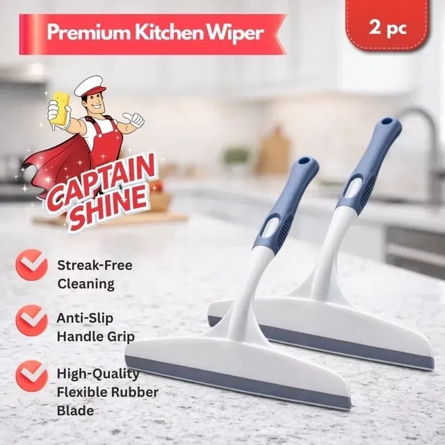 Captain Shine Premium Kitchen Wiper [Assorted, Pack of 2]