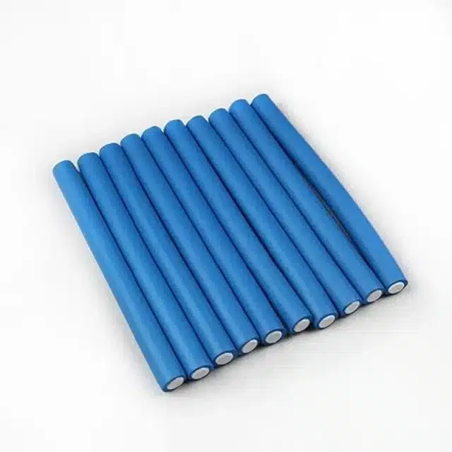10 Pcs Hair Foam Rollers for Curly Hairs (Multicolor, Set of 1)