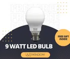 LAZYwindow 9 Watt LED Bulb with Free Gift 