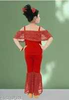 Cotton Blend Printed Jumpsuit for Girls 