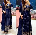 Printed Anarkali Dupatta Set for Women 