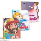 Fairy Tale Shaped Board Book | Cinderella, Thumbelina, and Tom Thumb | for kids | story books | 