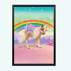 Polyester Unicorn Wall Photo Frame 