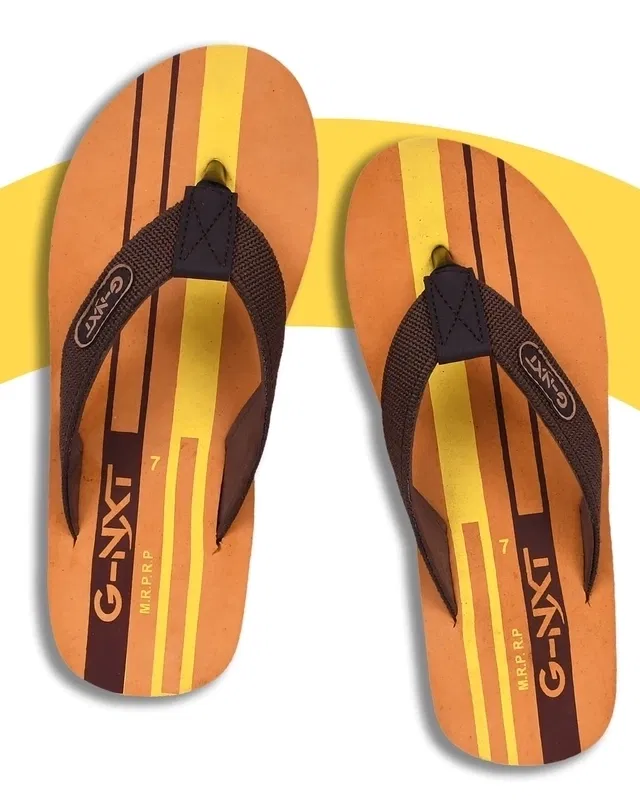 Slippers for Men (Orange, 7)