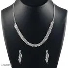 Alloy Necklace with Earrings for Women 