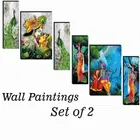 MDF 2 Pcs Designer Wall Painting for Home & Office 
