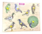 Wooden Birds Puzzle Board for Kids (Multicolor)