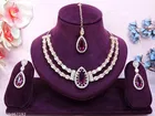 Rose Gold Enchanting Necklace Set for Women 