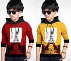 Cotton Blend Hooded Sweatshirts for Boys 