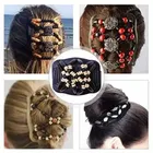 के कुडोस मैजिक डबल रौ वुडेन अफ्रीकन बटरफ्लाई स्ट्रैची हेयर क्लिप