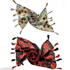 Chiffon Scarves for Women, Multicolor, Pack of 2