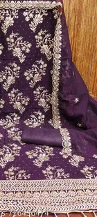 Georgette Punjabi/All Over Suits Semi-Stitched Suits 