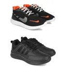 Sports Shoes for Men, Multicolor, Pack of 2 