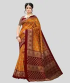 Art Silk Printed Saree for Women 