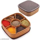 Plastic 7 Section Masala Container with Lid 