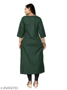 Floral Cotton Blend Kurti for Women 
