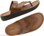 Aerowalk Leather Sliders for Men 