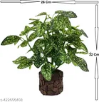 Plastic Artificial Flower With Pot,Multicolour