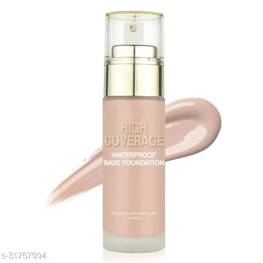 High Coverage Waterproof Base Foundation, Multicolor, Pack of 1