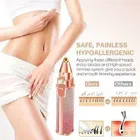 2-in-1 Painless Eyebrow & Nose Hair Remover with Light and Mini Hair Straightener 