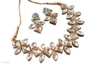Beautiful Kundan Necklace Set for Women & Girls, White