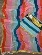 Georgette Embellished Saree for Women 