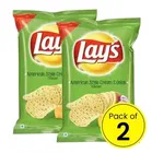लेज़ अमेरिकन स्टाइल क्रीम & अनियन फ्लेवर चिप्स 2X73.7 g 