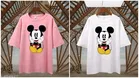 Cotton Blend T-shirt for Women, Pink & White, Pack of 2 
