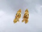 Fancy Earrings for Women (Golden, Set of 1)