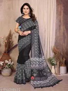 Black Saree for Women 
