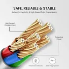 पोर्ट्रॉनिक्स कनेक्ट एल सी टू सी केबल नायलॉन ब्रेडेड 1.2m 60w