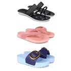 Combo of Flats with Slippers & Sliders for Women 
