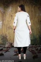 Printed Geometric Cotton Kurti for Women 