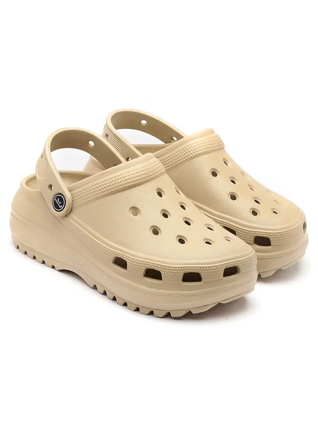 Clogs for Women (Beige, 7)