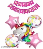4 Pcs Balloons Decoration Kit, Multicolour, Set of 1