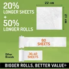 TerraHome 2 Ply Kitchen Towel Roll [6X60Pulls], 360 Pulls [Pack of 3]