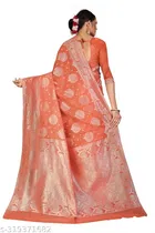 Cotton Zari Woven Saree for Women 