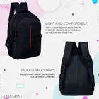 Rubber Backpack for Men & Women, Black