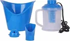 All-In-One Steam Inhaler | 3-in-1 Vaporizer/Steamer | Cough and Cold Relief | Steam Nose Inhaler | Facial Vaporizer -Blue 